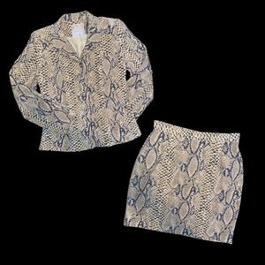 Alberto Makali Snakeskin Print 2 piece Set